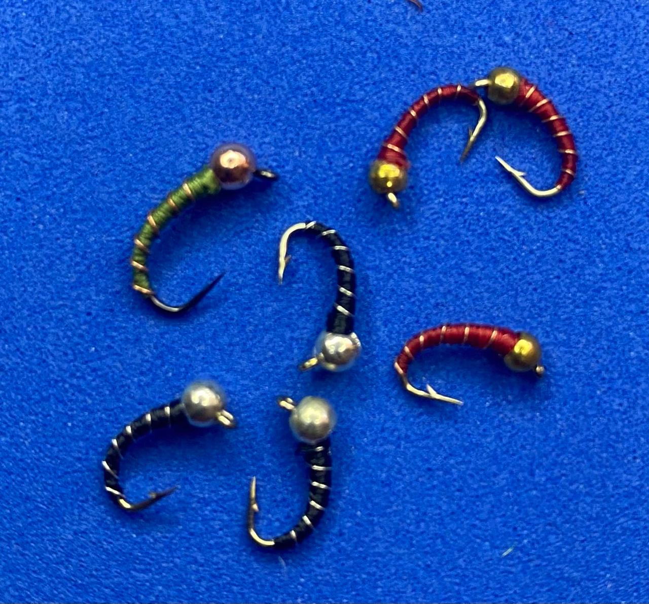 Zebra Midge assorted nymph fly patterns