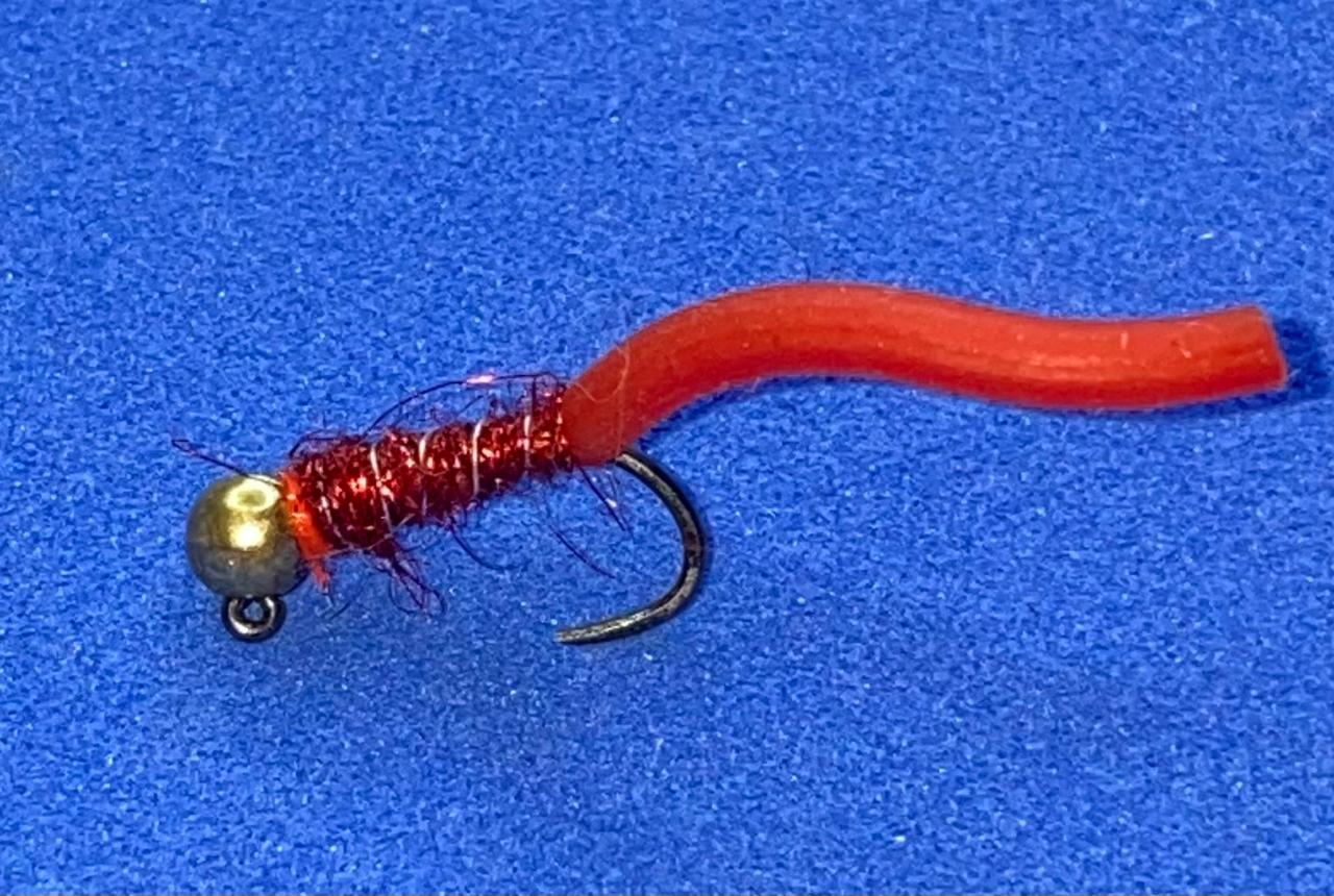 Squimy Worm Red